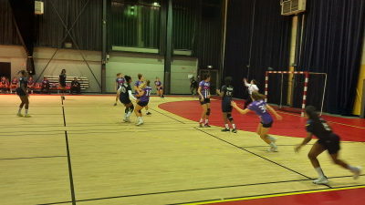 Victoire des féminines de l’AS Handball des Mureaux contre Chaumont
