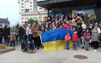 A Verneuil-sur-Seine, tous unis pour la solidarité avec l’Ukraine