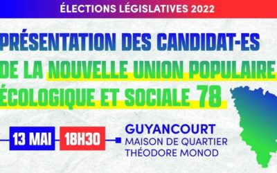 Les candidats du Nupes sur Les Yvelines se présentent à Guyancourt
