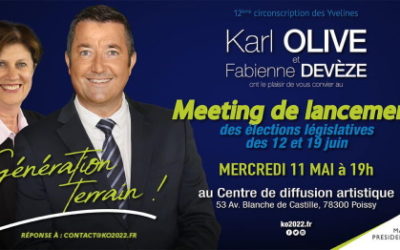 Karl Olive candidat d’Ensemble pour l’élection législative dans la 12ème circonscription des Yvelines