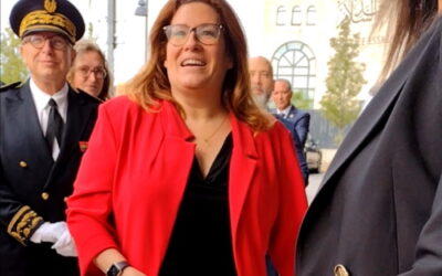 Sonia Backès, secrétaire d’État à la Citoyenneté, en visite aux Mureaux