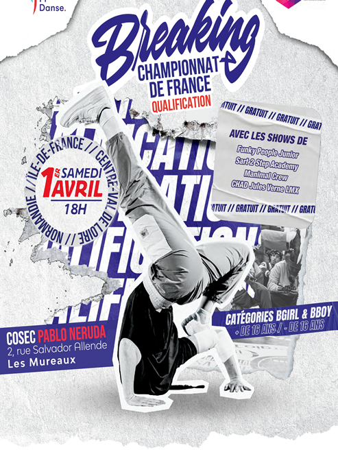 Championnat de France de Breaking aux Mureaux : Battle inter-régionale Île-de-France, Normandie et Centre Val ‑De-Loire