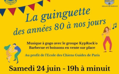 Le Lions Club organise une guinguette à Mézy au profit de l’École des Chiens Guide de Paris